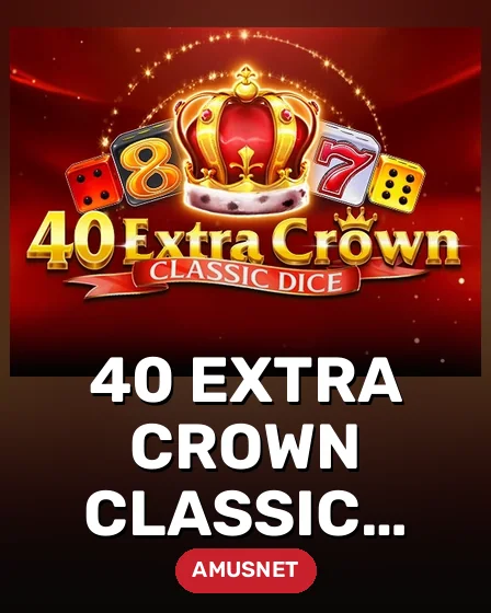40 Extra Crown Classic Dice
