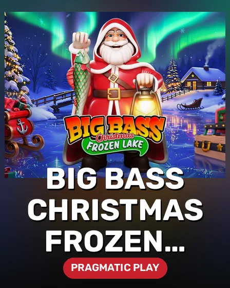 Big Bass Christmas Frozen Lake