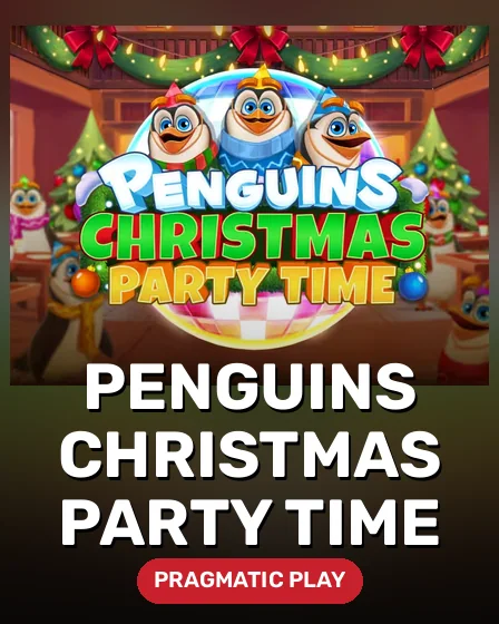 Penguins Christmas Party Time
