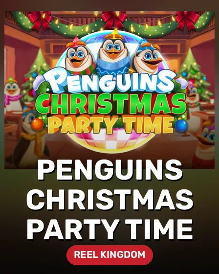 Penguins Christmas Party Time